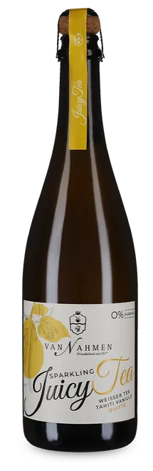 Weisser Tee Tahiti Vanille Quitte Sparkling Juicy Tea alkoholfrei