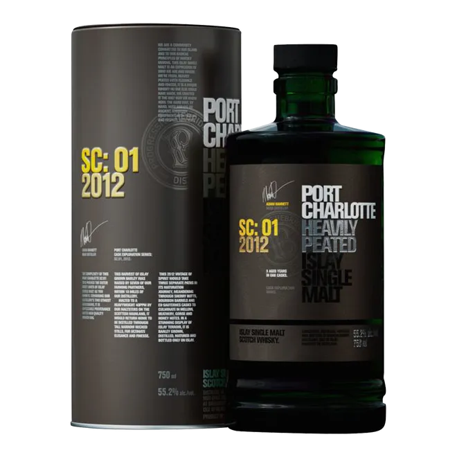 2012 Port Charlotte SC:01 Islay Single Malt Scotch Whisky 0,7l